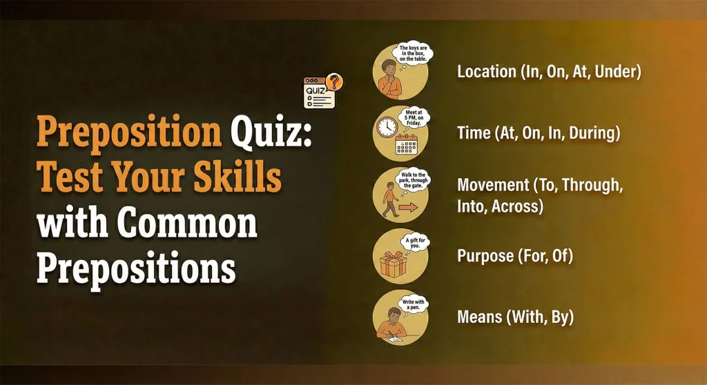 Intermediate English Prepositions Quiz – How Well Do You Know Your Grammar?